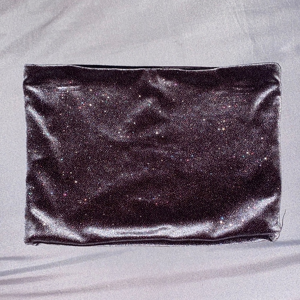 Topshop velvet sparkly tube top